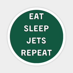 Eat Sleep Jets Repeat Magnet
